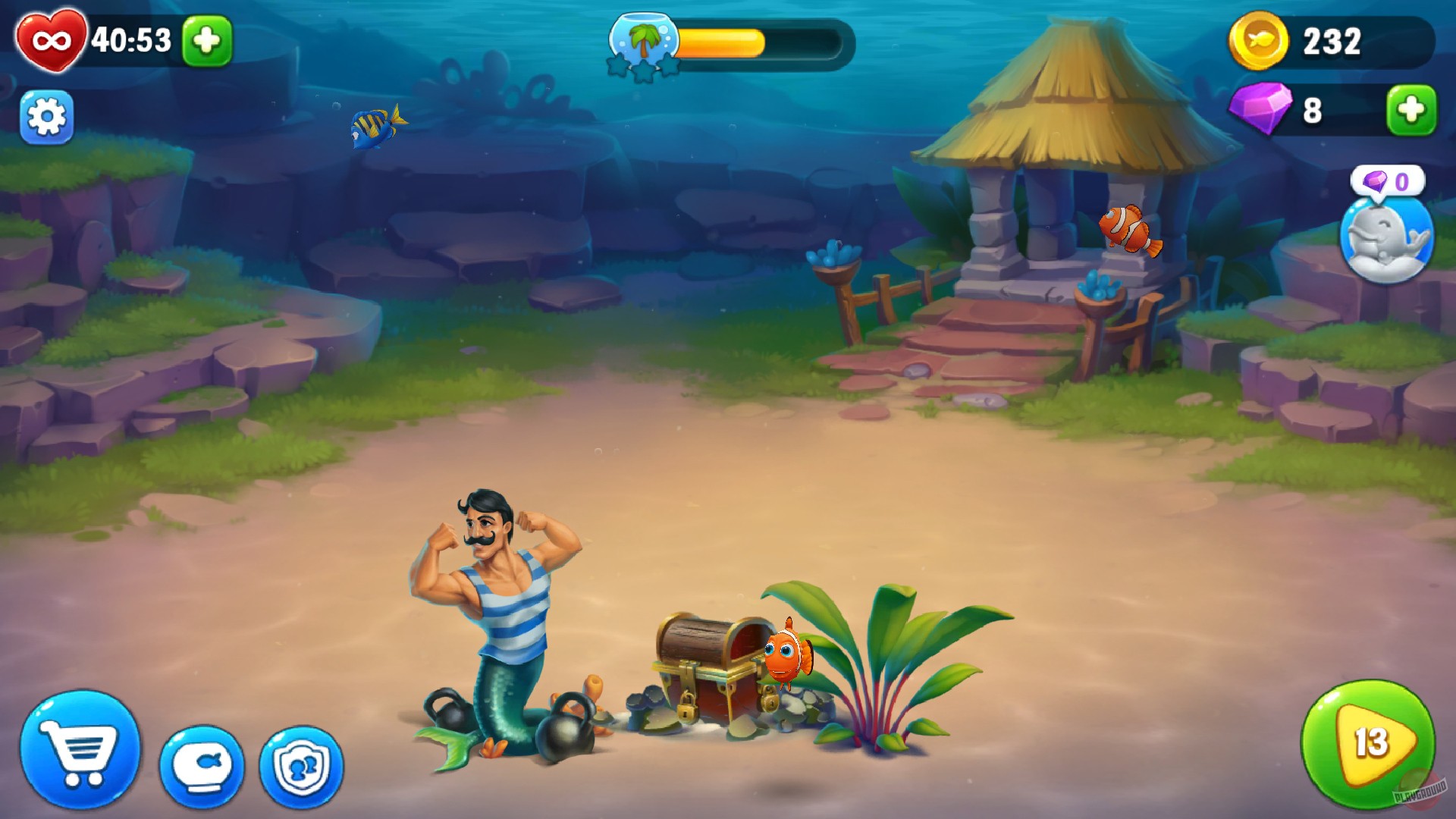 Скриншот из игры Fishdom - 23