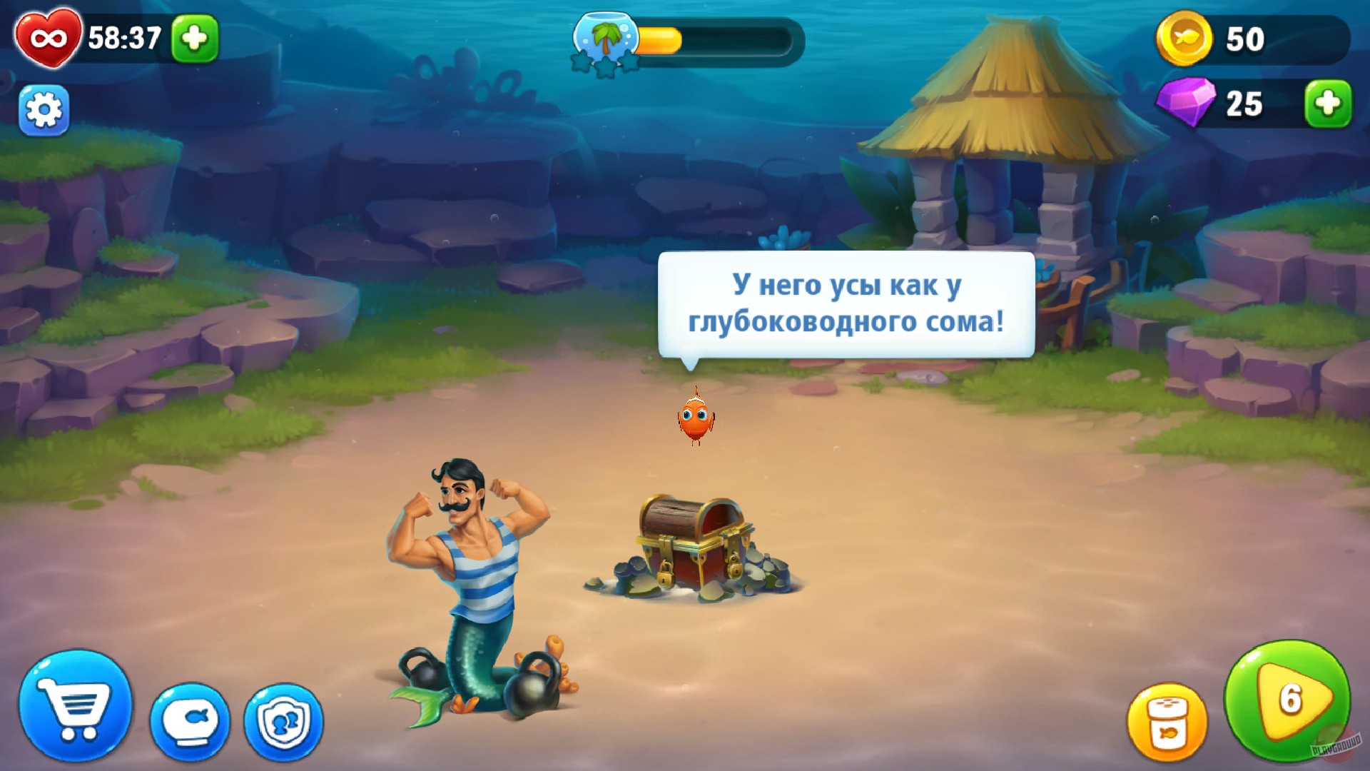 Скриншот из игры Fishdom - 27