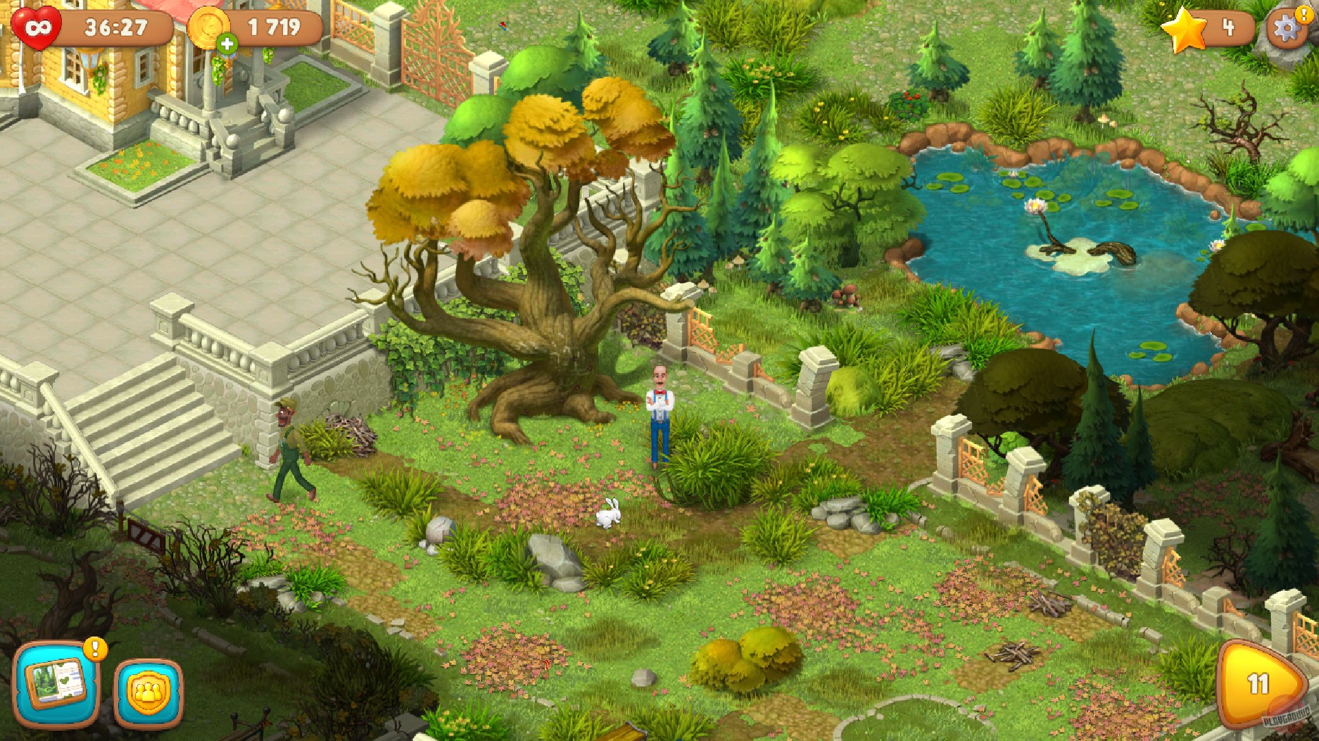 Скриншот из игры Gardenscapes - 46