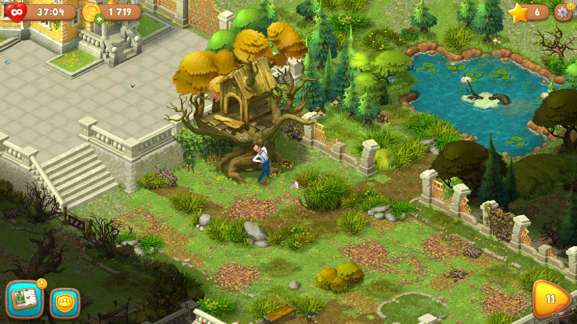 Скриншот из игры Gardenscapes - 38