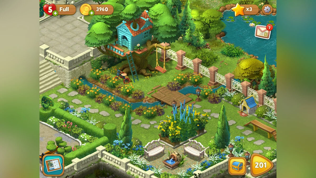 Скриншот из игры Gardenscapes - 20