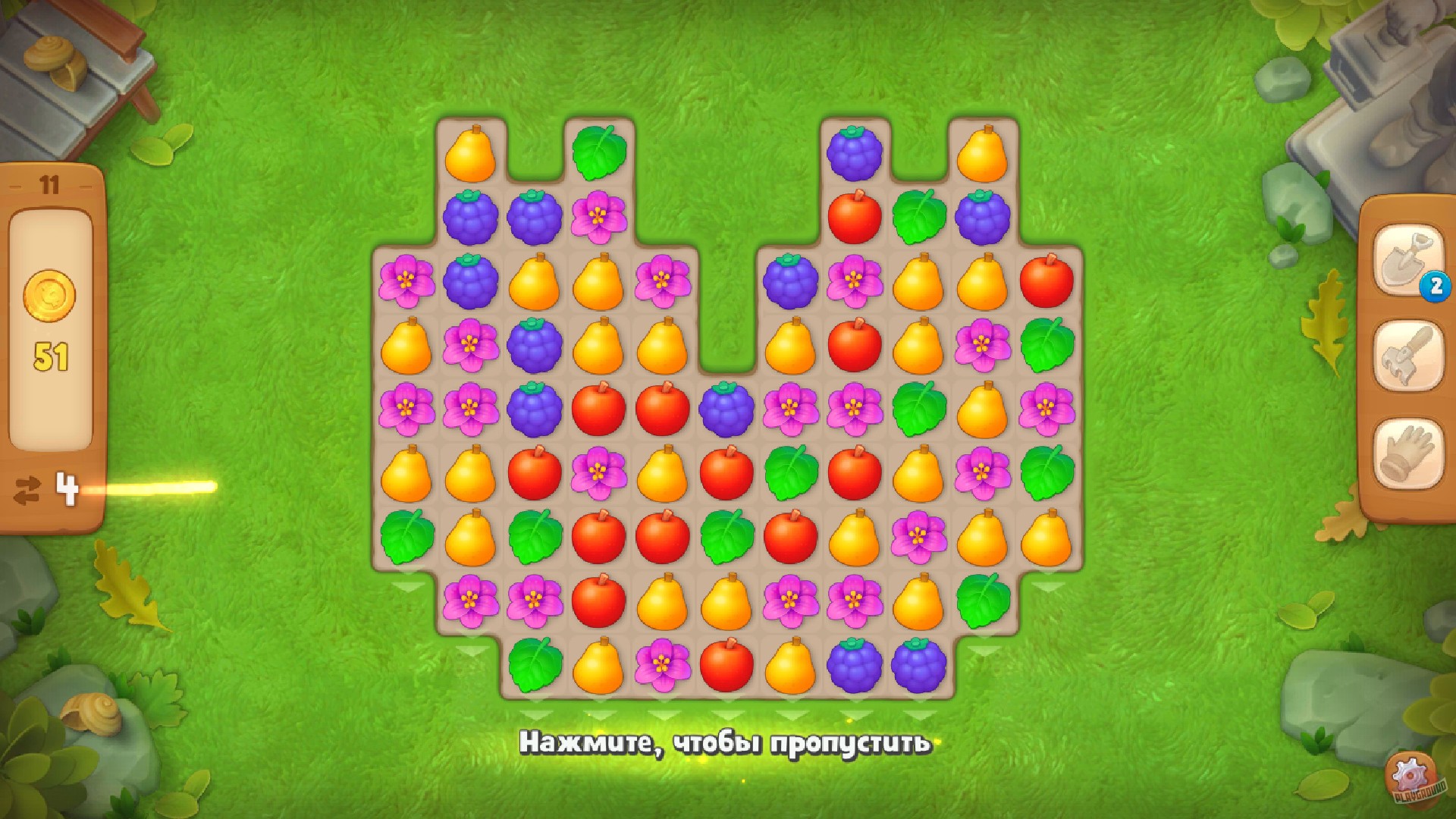 Скриншот из игры Gardenscapes - 25