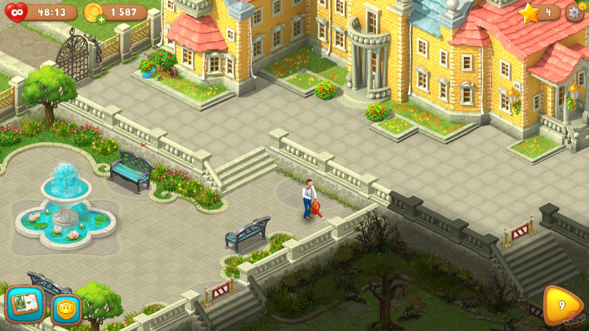 Скриншот из игры Gardenscapes - 40