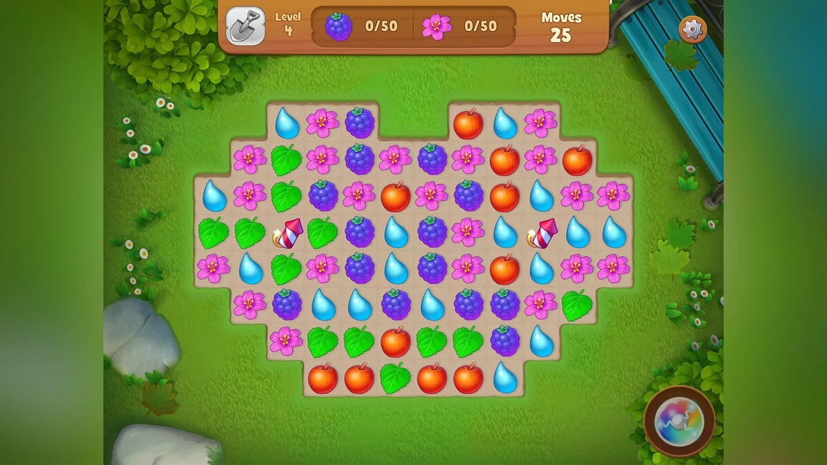 Скриншот из игры Gardenscapes - 32
