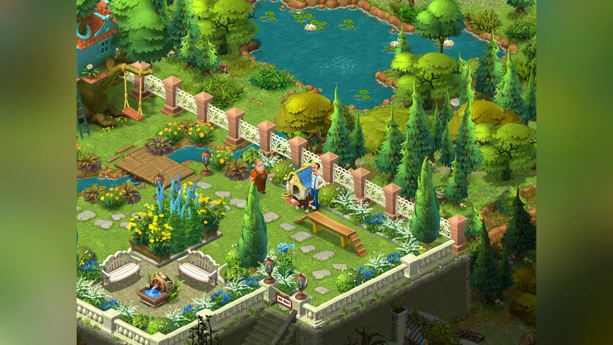 Скриншот из игры Gardenscapes - 26