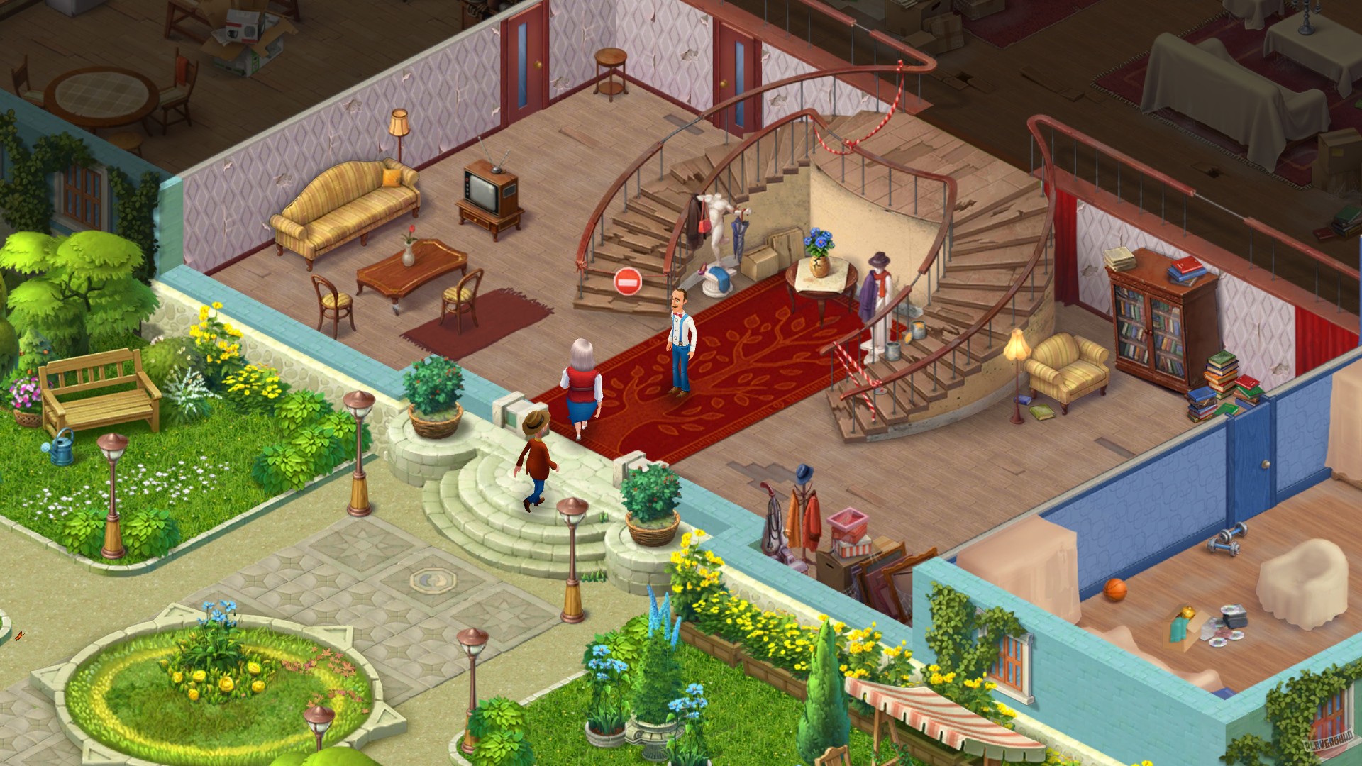 Скриншот из игры Homescapes - 56