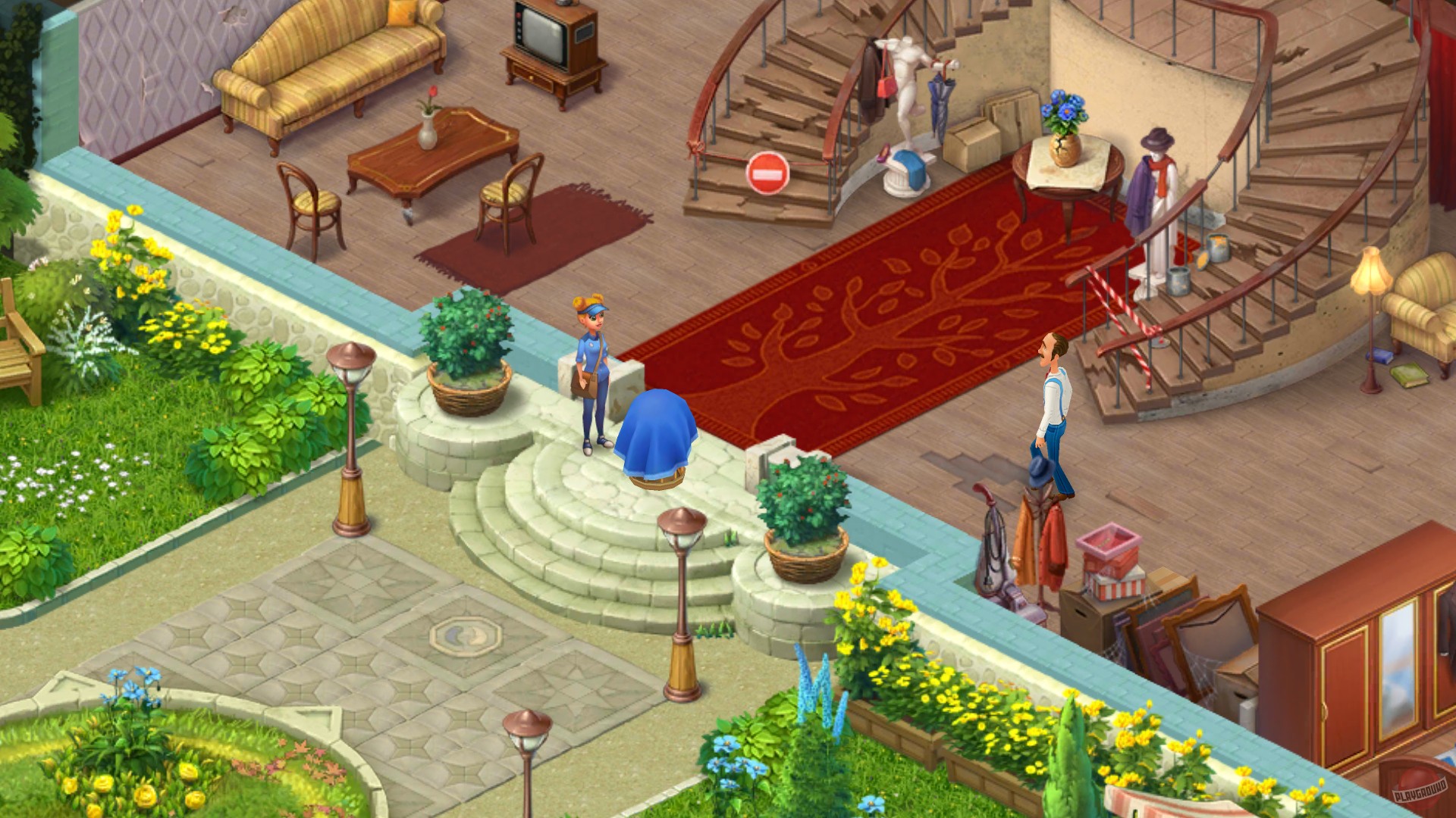 Скриншот из игры Homescapes - 68
