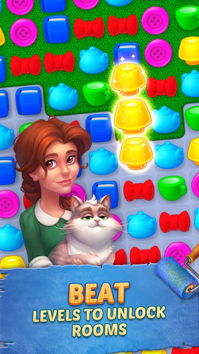 Скриншот из игры Homescapes - 65
