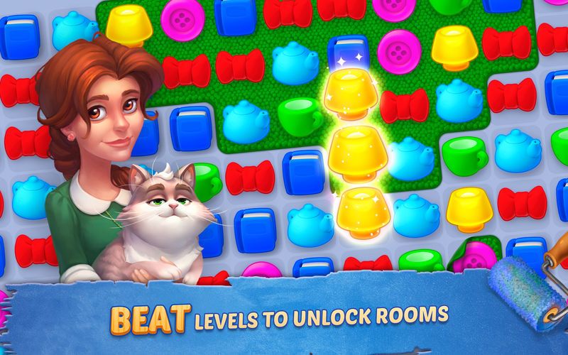 Скриншот из игры Homescapes - 50