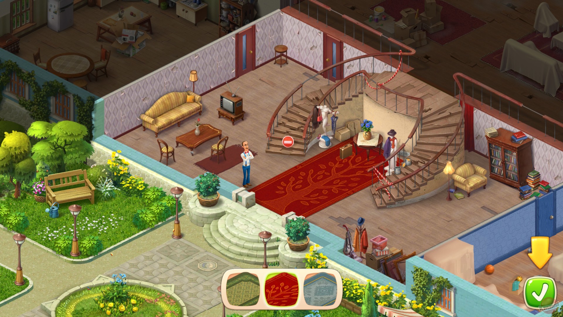 Скриншот из игры Homescapes - 16