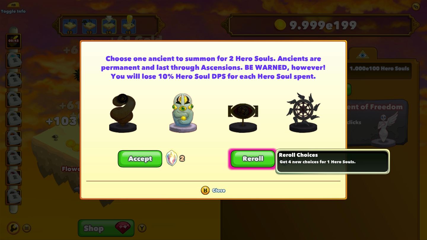 Скриншот из игры Clicker Heroes - 41