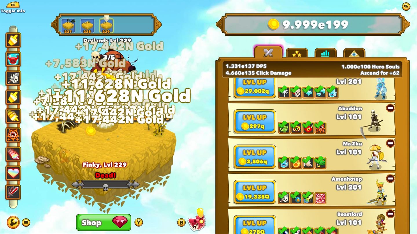 Скриншот из игры Clicker Heroes - 48