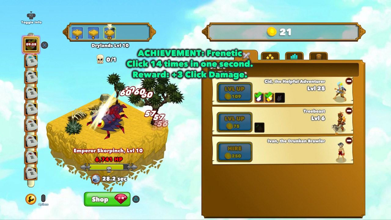 Скриншот из игры Clicker Heroes - 30