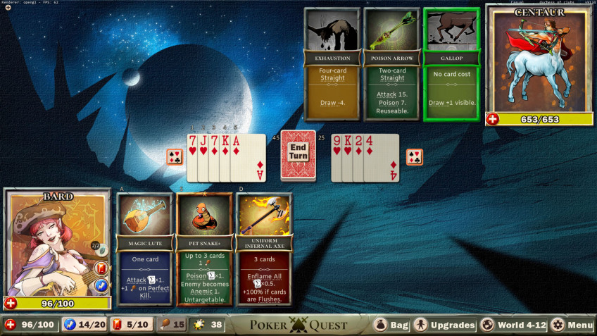 Скриншот из игры Poker Quest - 1
