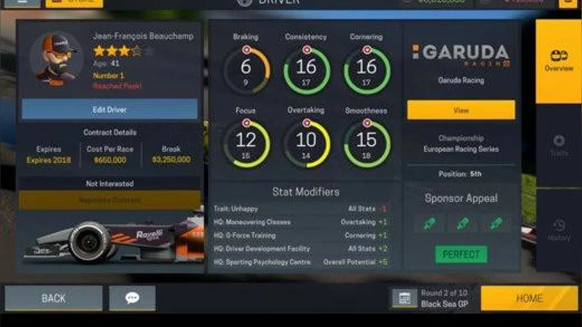 Скриншот из игры Motorsport Manager Mobile 2 - 25