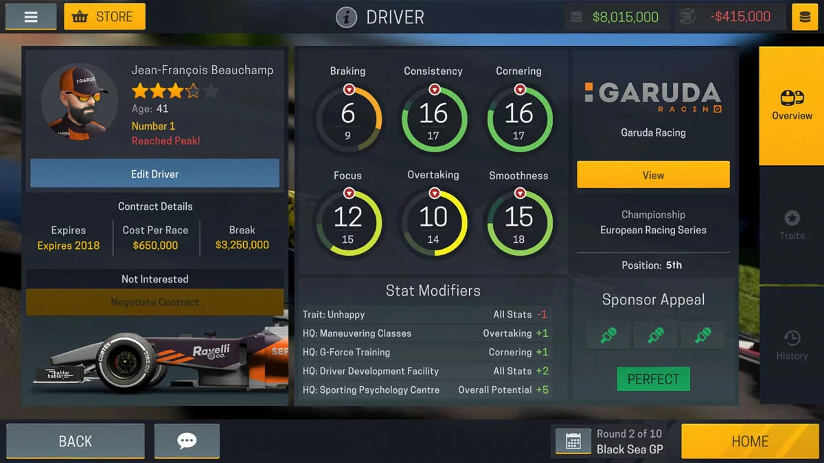 Скриншот из игры Motorsport Manager Mobile 2 - 16