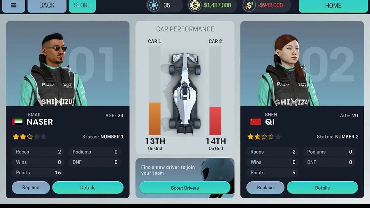 Скриншот из игры Motorsport Manager Mobile 3 - 5