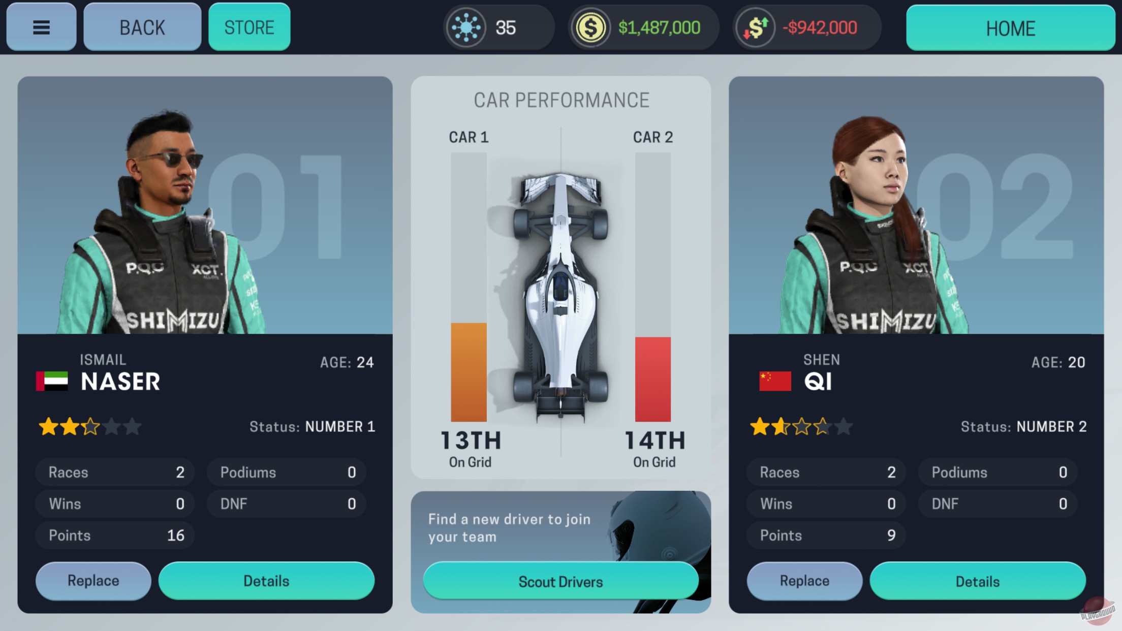 Скриншот из игры Motorsport Manager Mobile 3 - 7