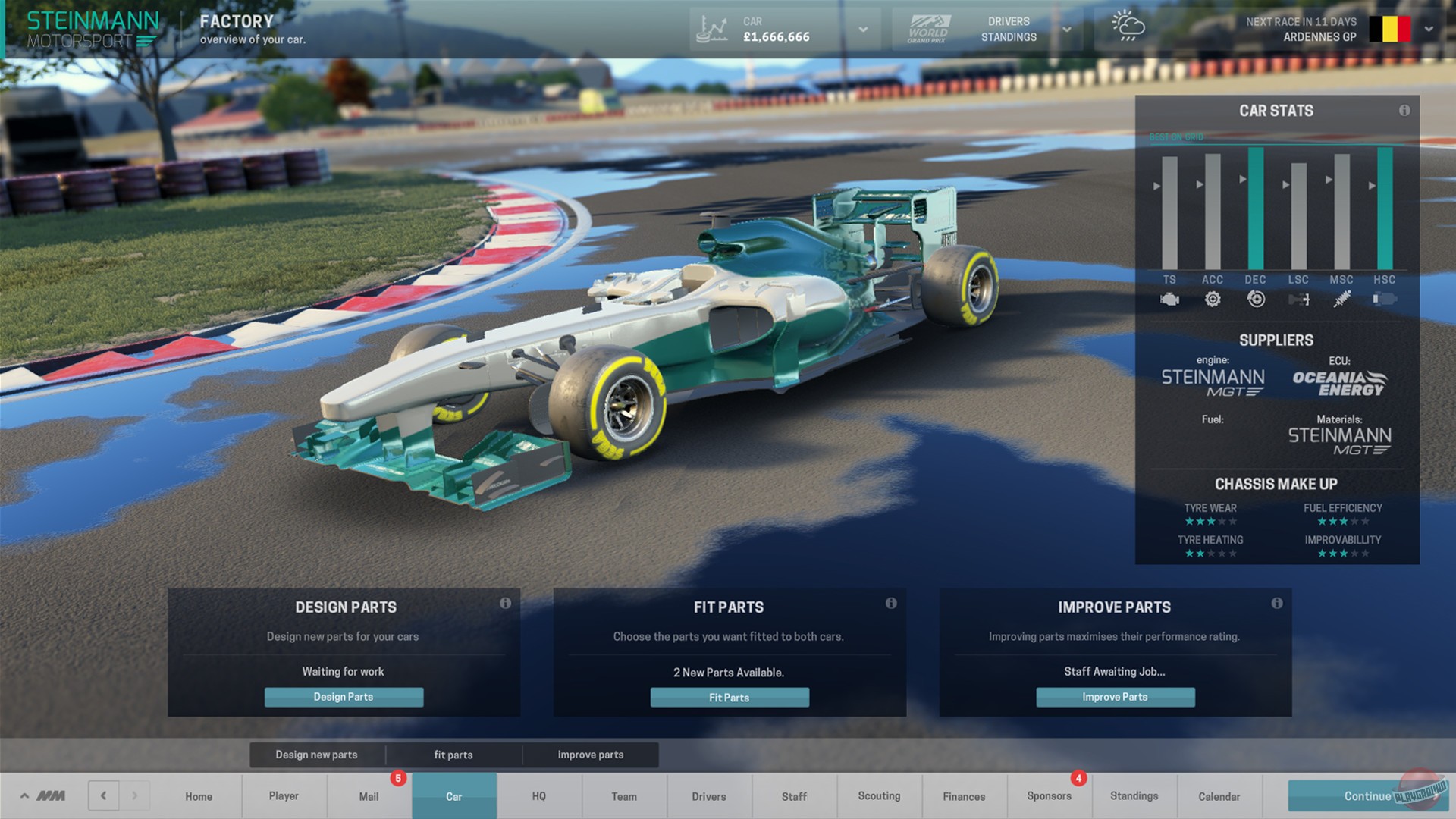 Скриншот из игры Motorsport Manager - 3