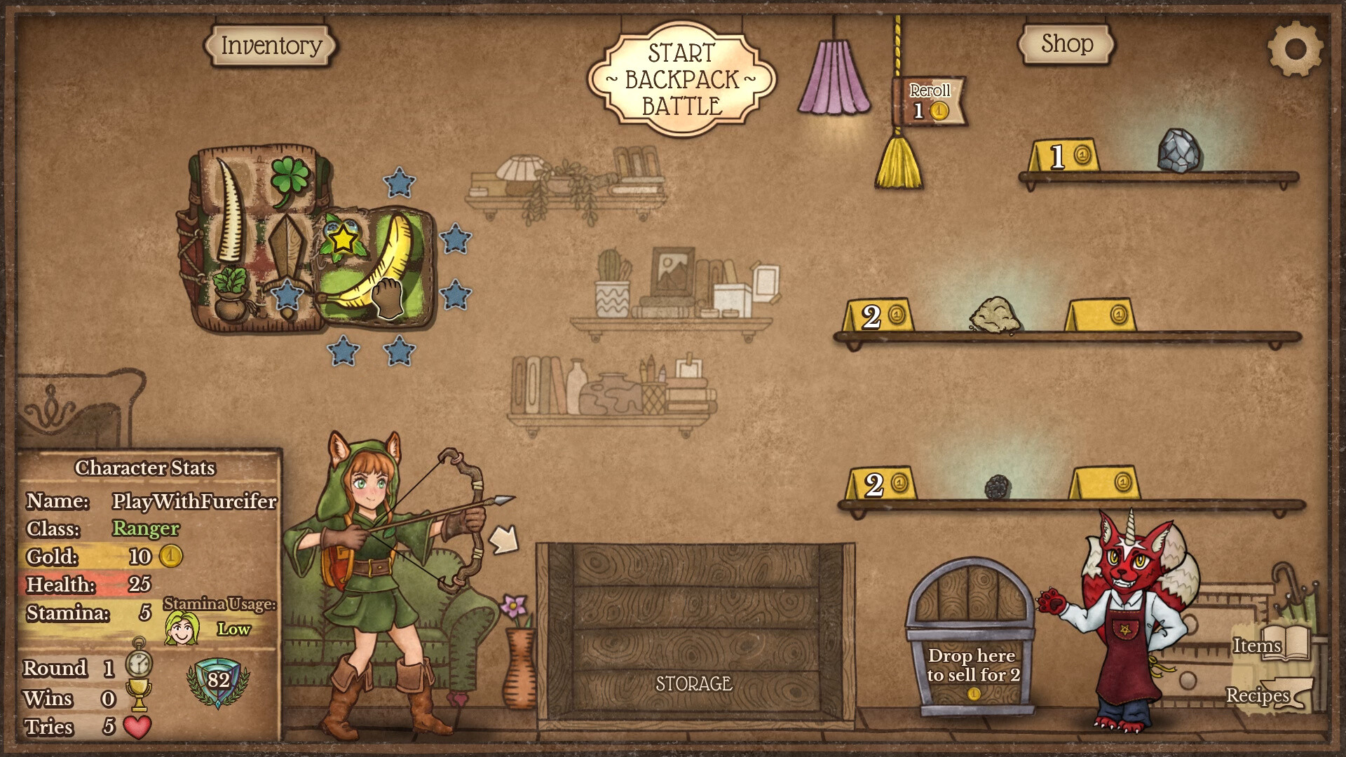 Скриншот из игры Backpack Battles - 8