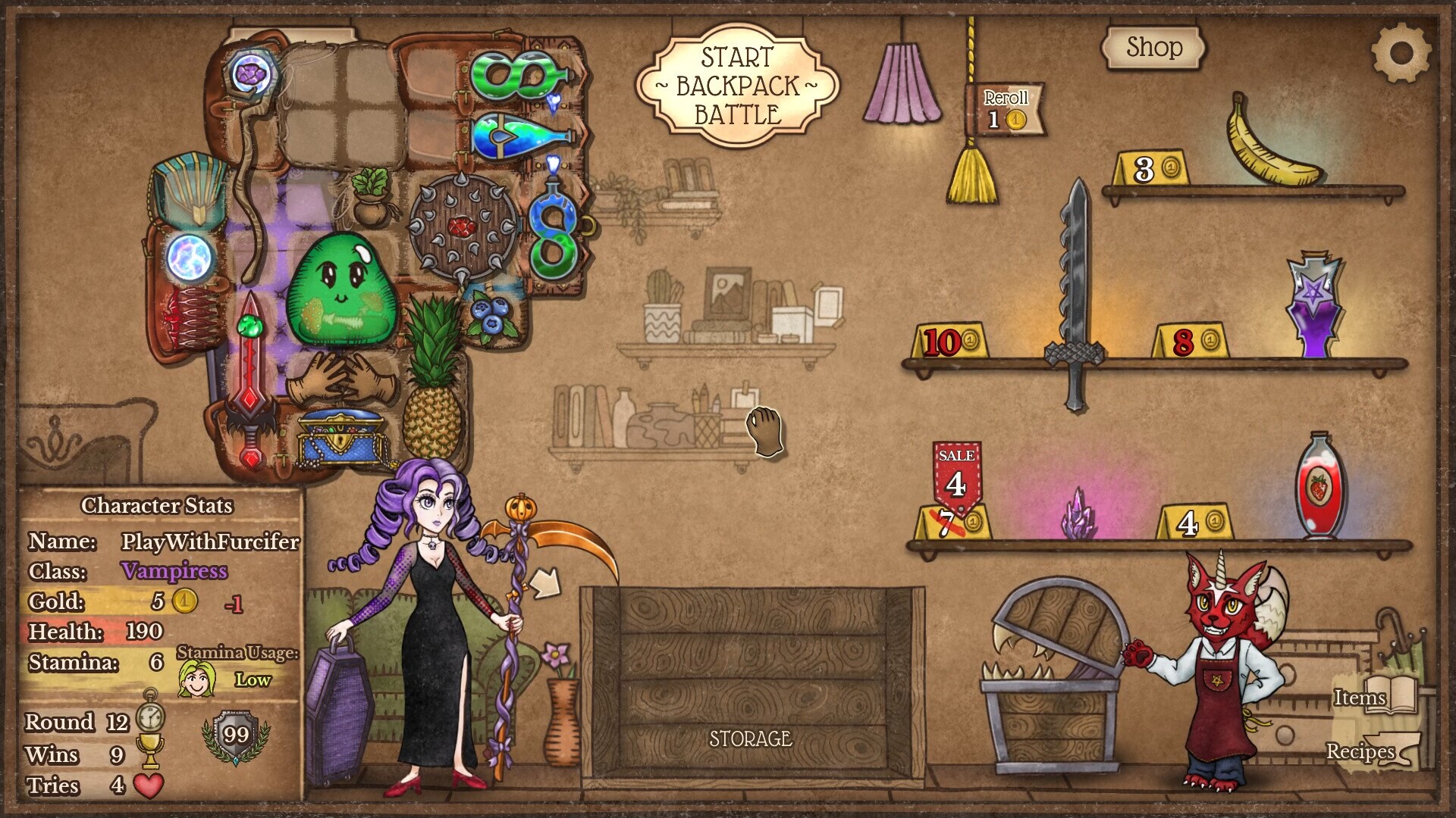 Скриншот из игры Backpack Battles - 32