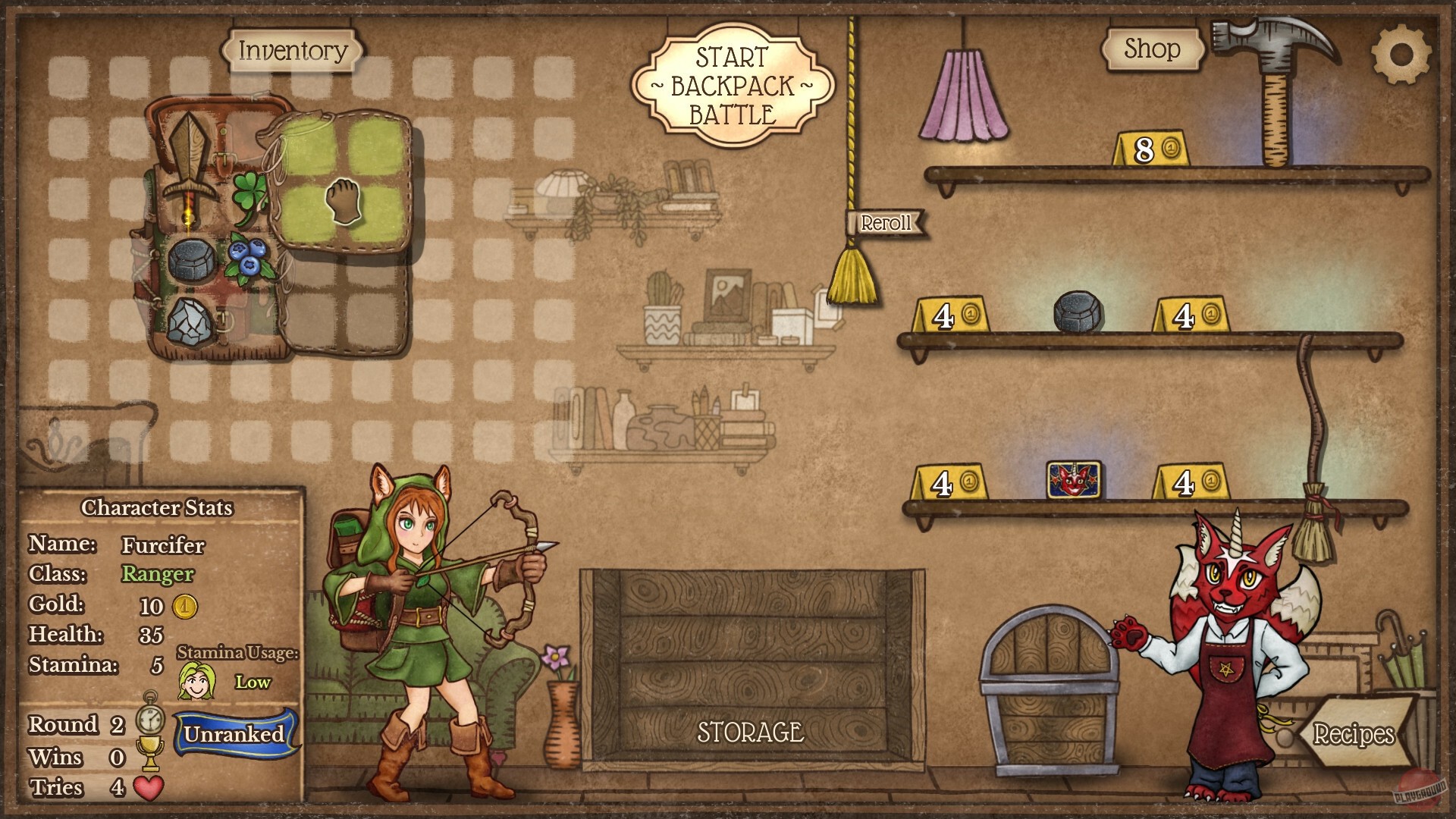 Скриншот из игры Backpack Battles - 5