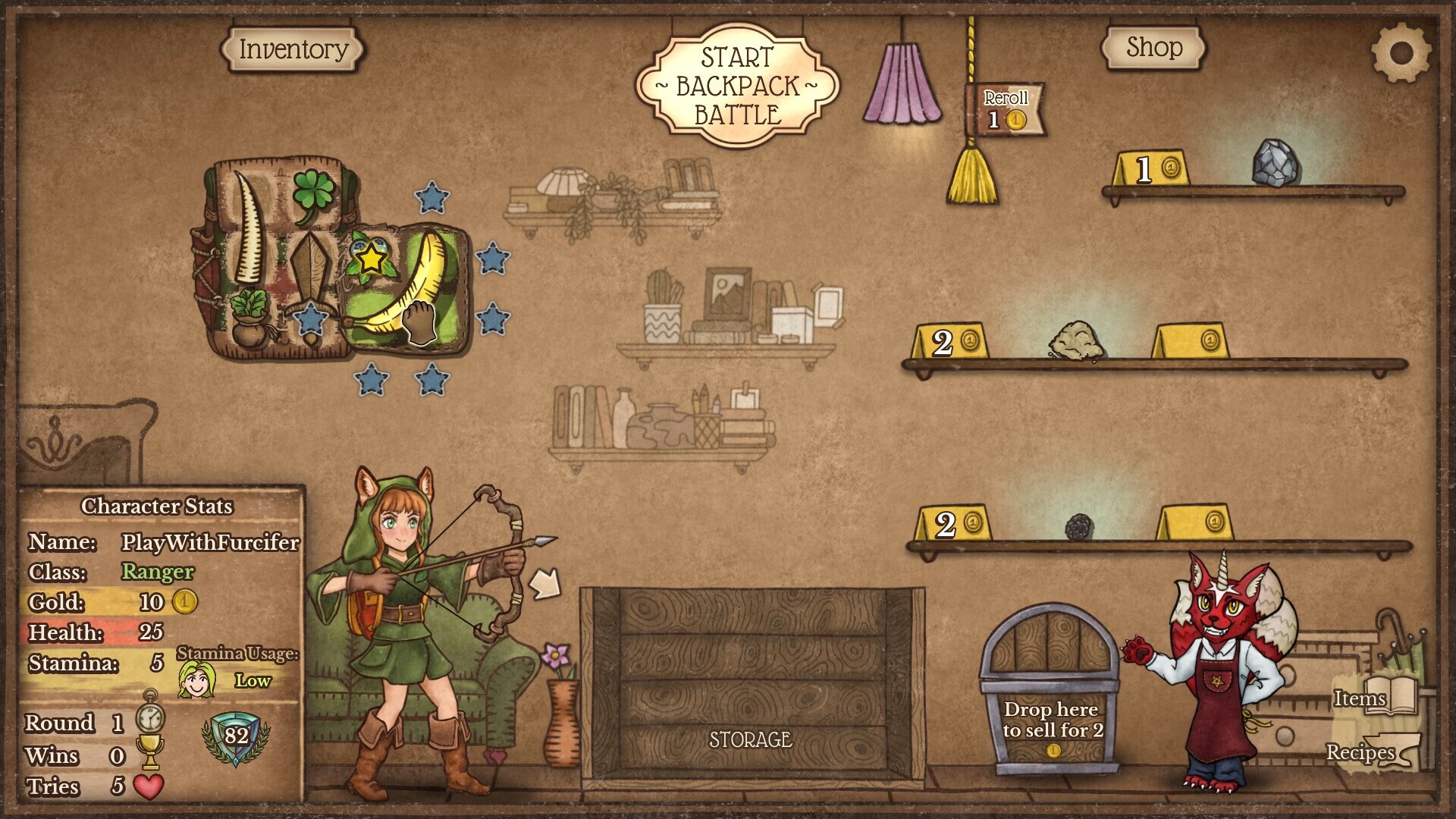 Скриншот из игры Backpack Battles - 37