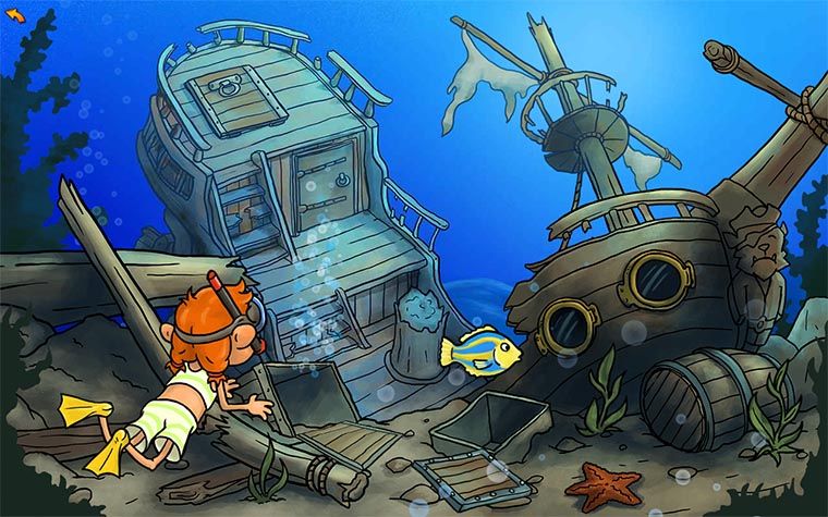 Скриншот из игры The Zwuggels: Beach Holidays - 1