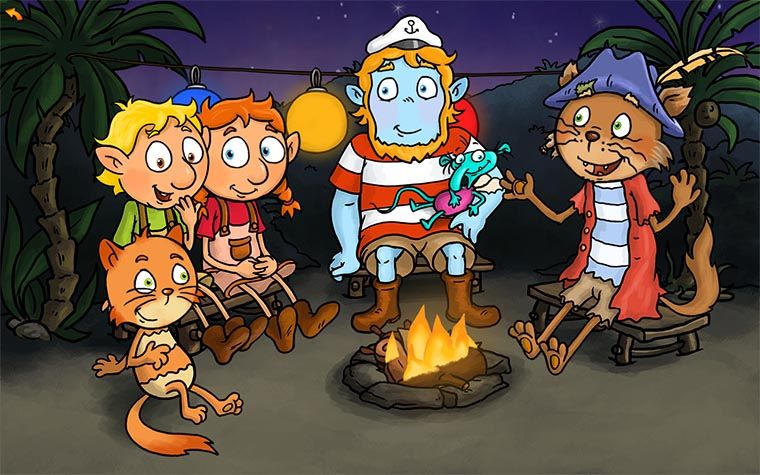 Скриншот из игры The Zwuggels: Beach Holidays - 2