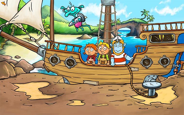 Скриншот из игры The Zwuggels: Beach Holidays - 9