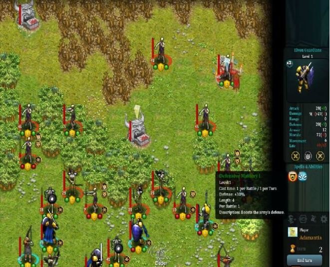 Скриншот из игры Fantasy Kommander: Eukarion Wars - 5