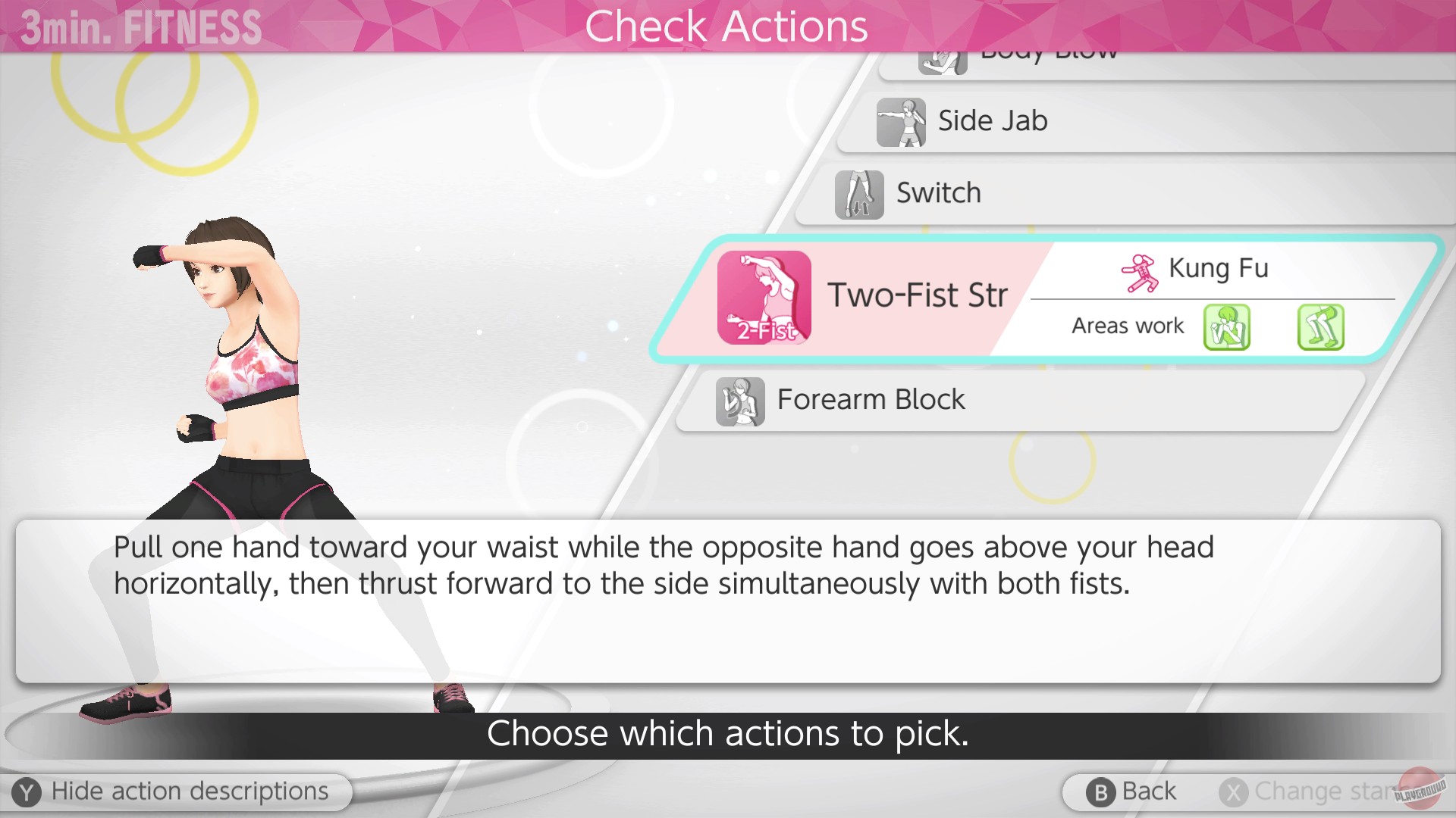 Скриншот из игры Knockout Home Fitness - 7