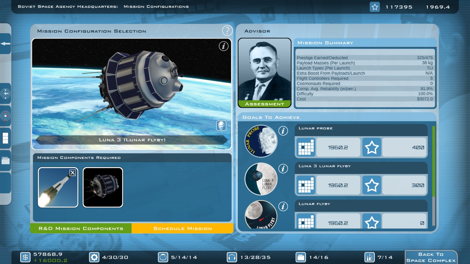 Скриншот из игры Buzz Aldrin's Space Program Manager - 14
