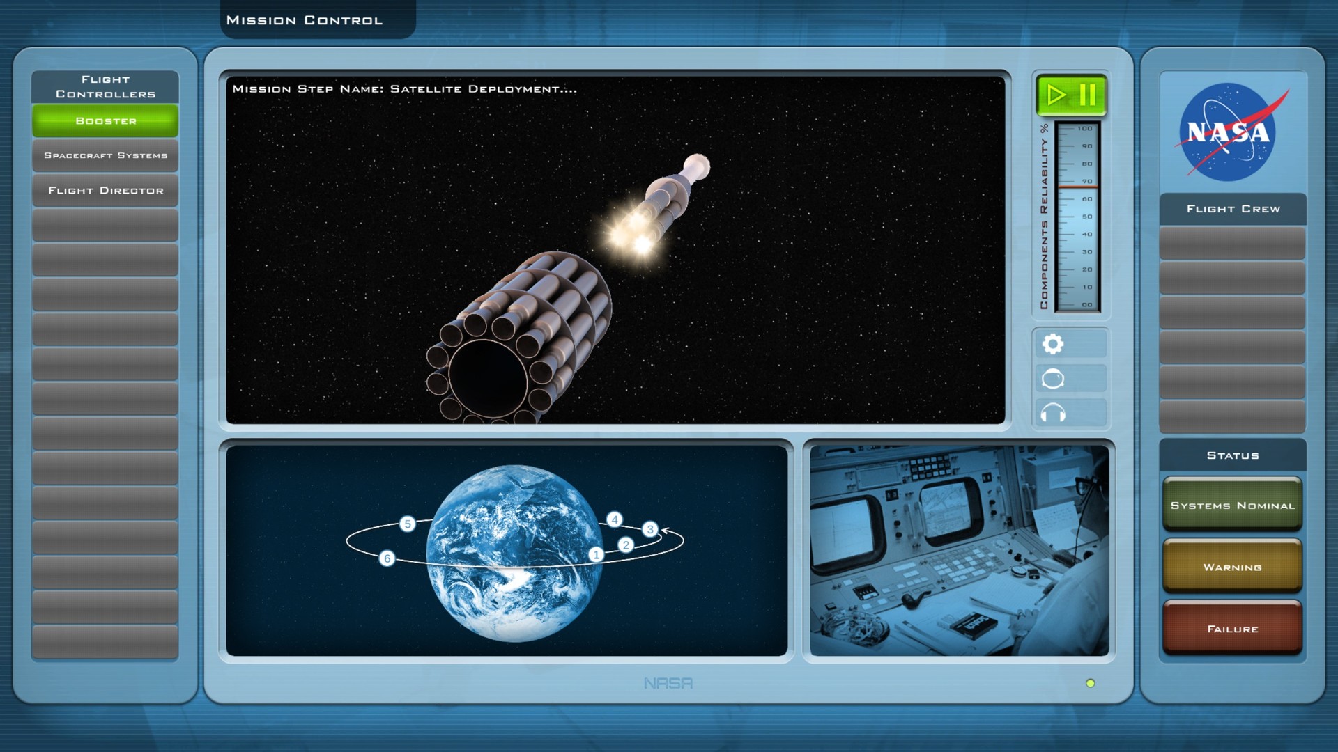 Скриншот из игры Buzz Aldrin's Space Program Manager - 1