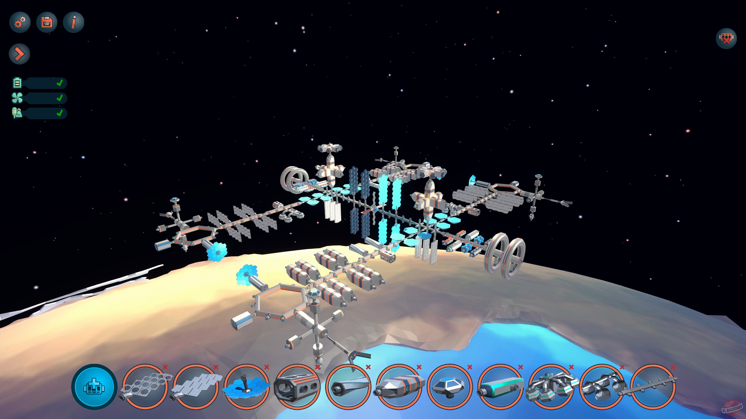Скриншот из игры Space Station Designer - 35