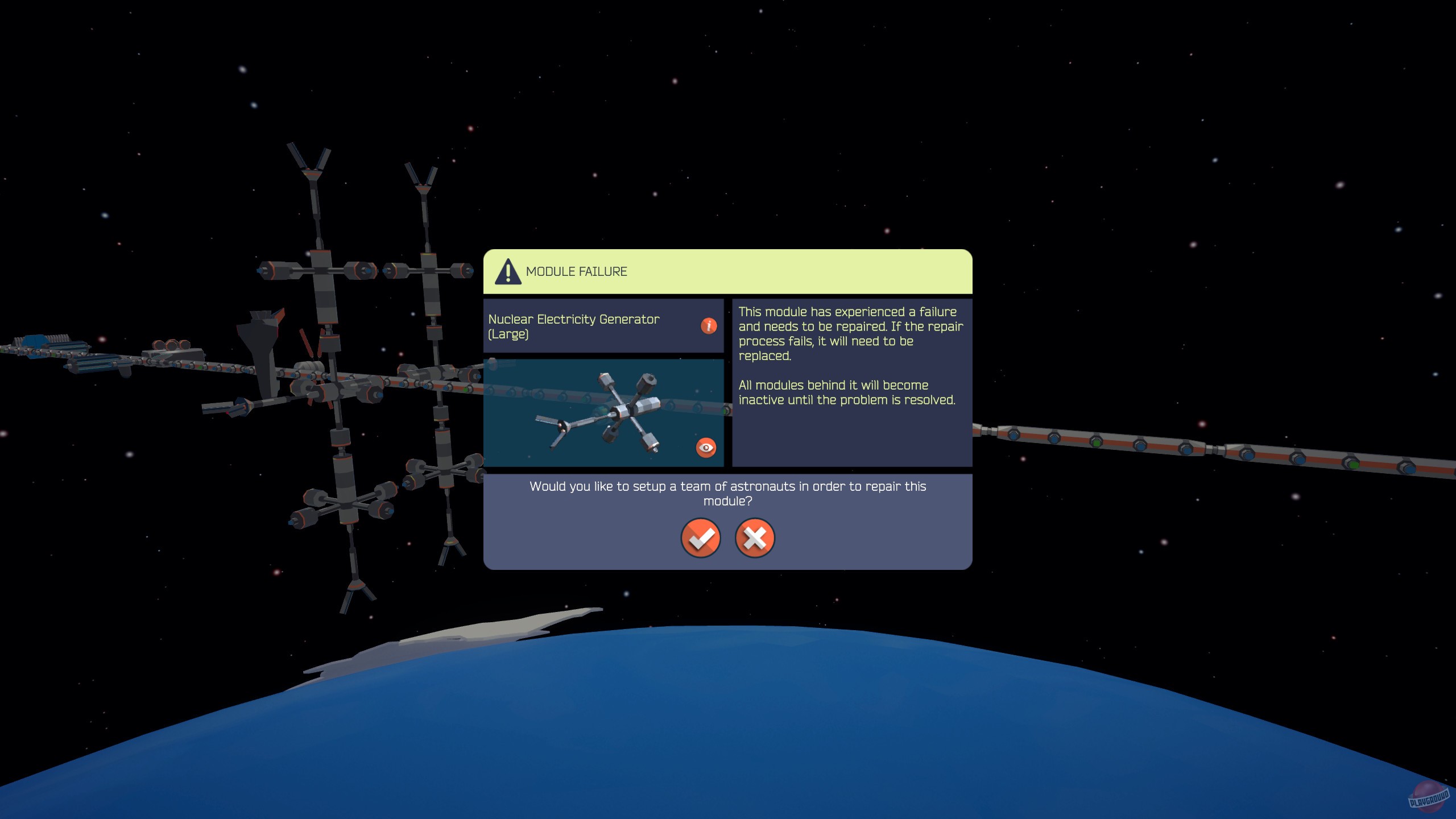 Скриншот из игры Space Station Designer - 36