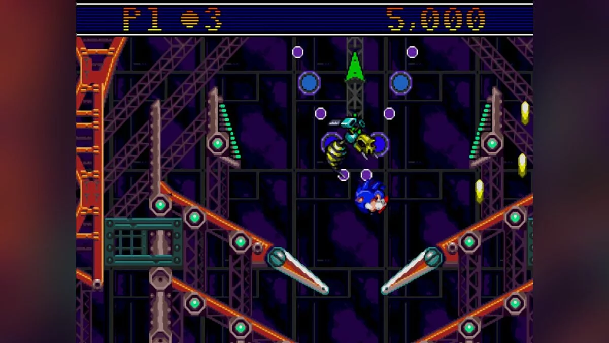 Скриншот из игры Sonic the Hedgehog: Spinball - 2