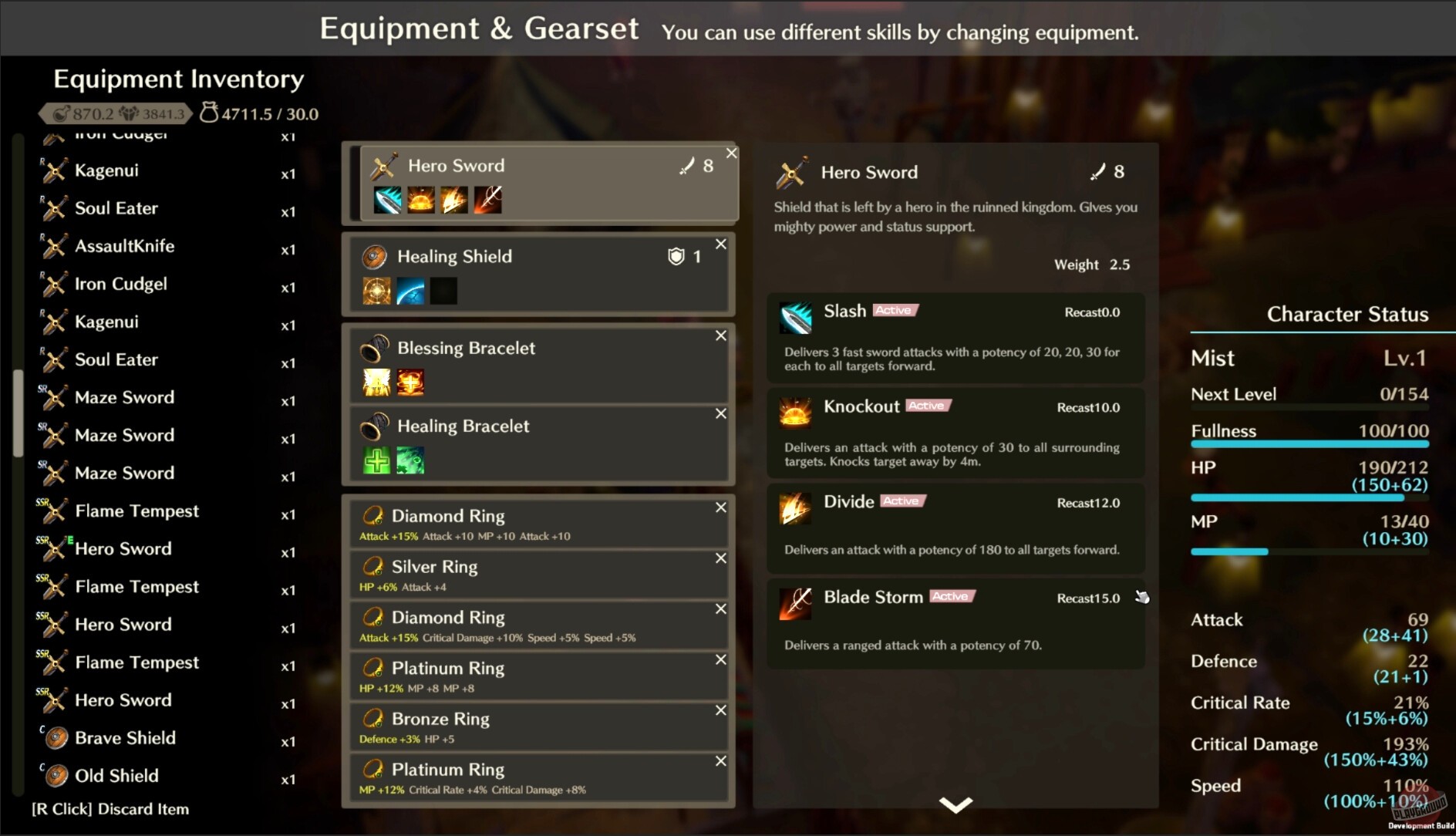 Скриншот из игры Mistrogue: Mist and the Living Dungeons - 1