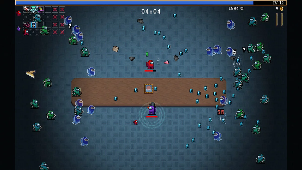 Скриншот из игры Vampire Survivors: Emergency Meeting - 7