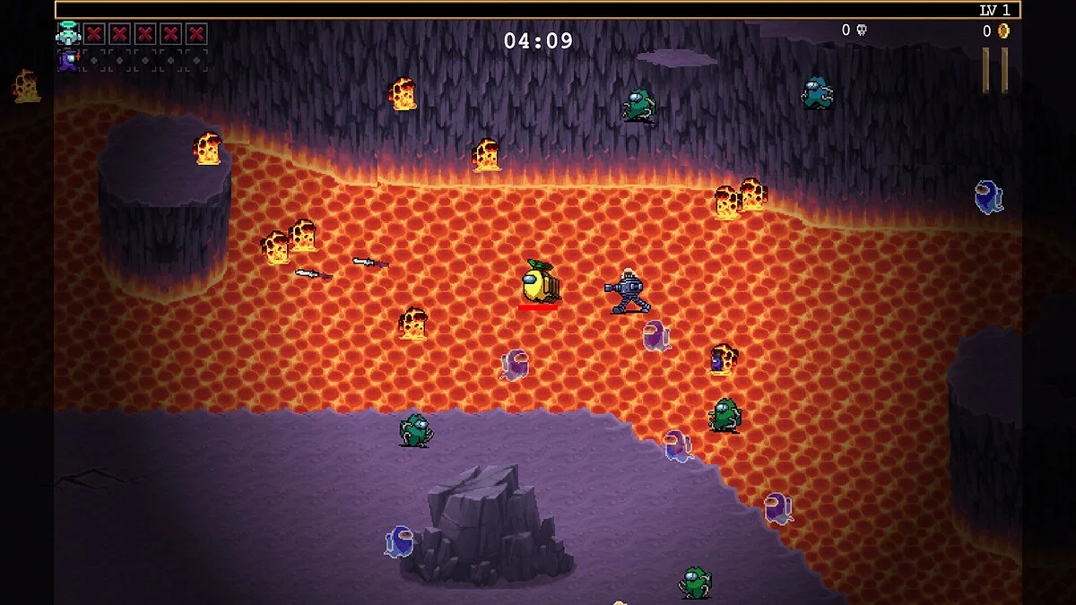 Скриншот из игры Vampire Survivors: Emergency Meeting - 6