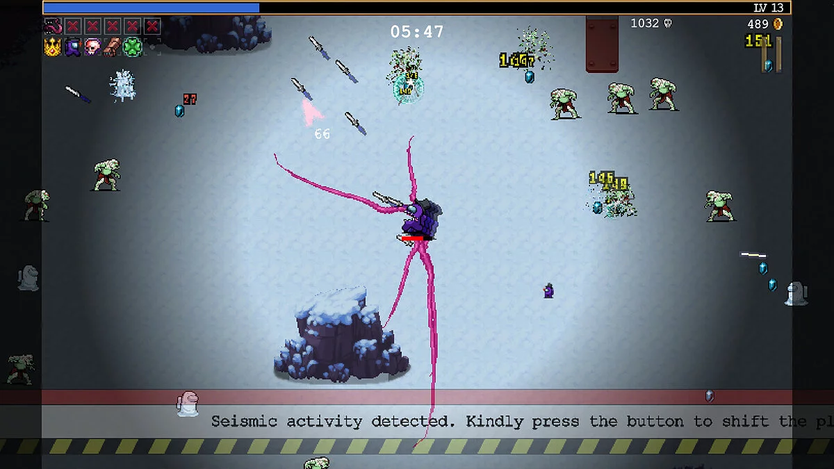 Скриншот из игры Vampire Survivors: Emergency Meeting - 2