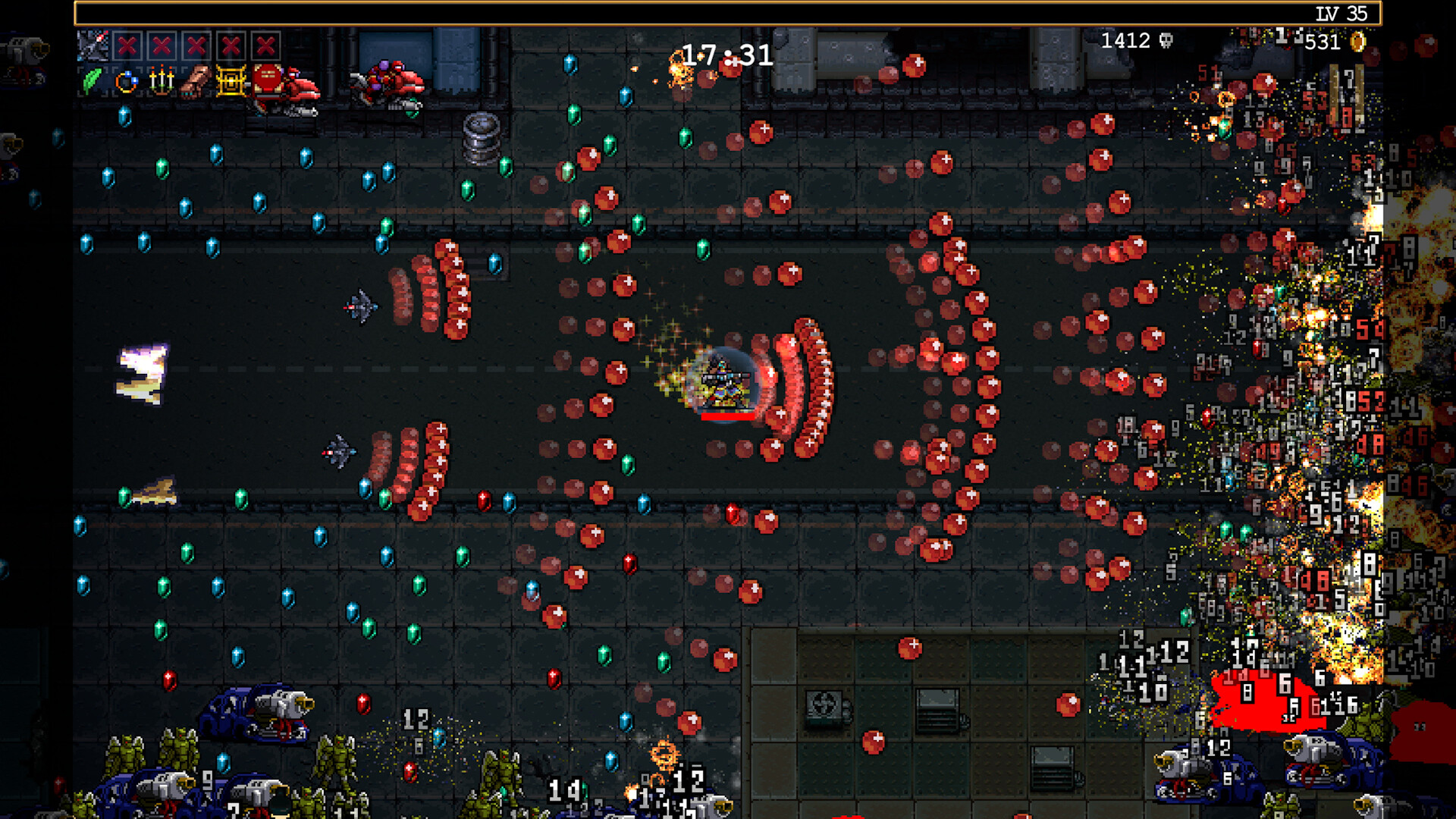 Скриншот из игры Vampire Survivors: Operation Guns - 1