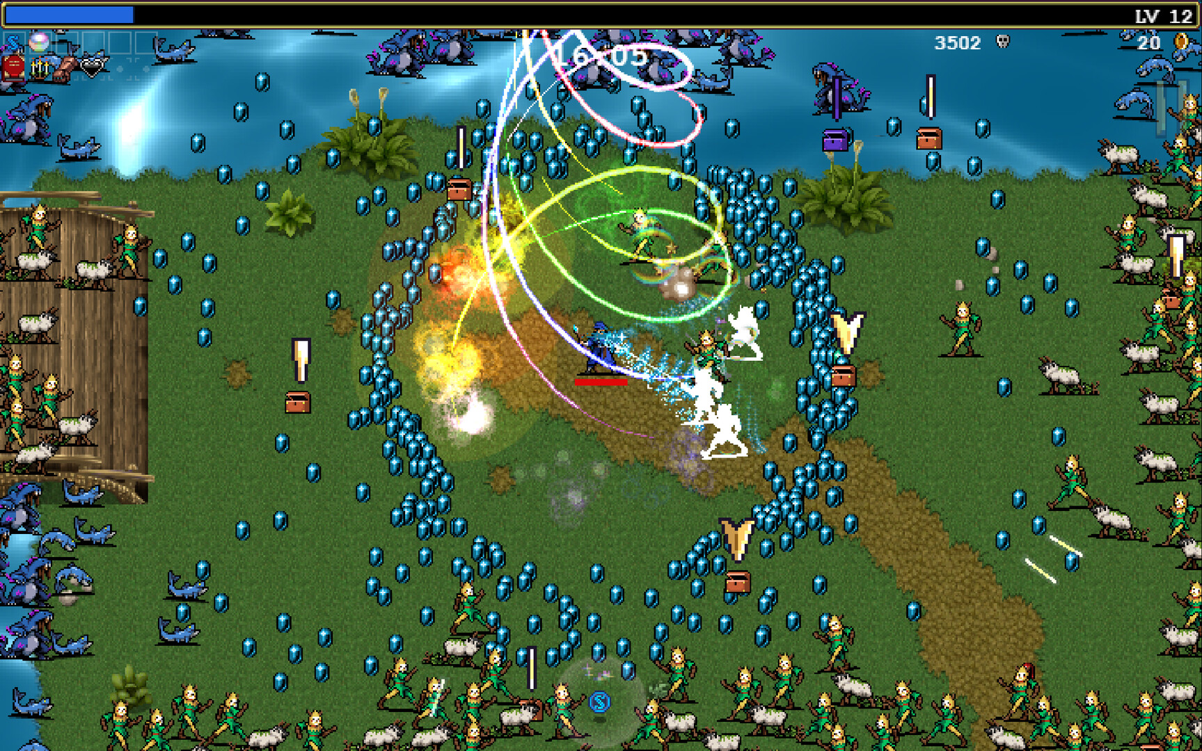 Скриншот из игры Vampire Survivors: Tides of the Foscari - 1