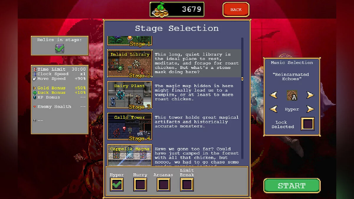 Скриншот из игры Vampire Survivors - 23