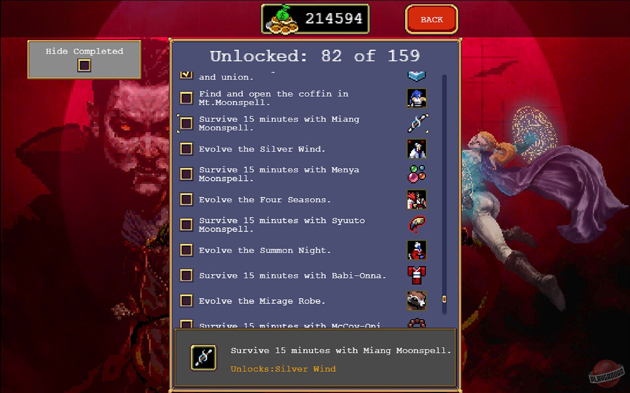 Скриншот из игры Vampire Survivors - 15