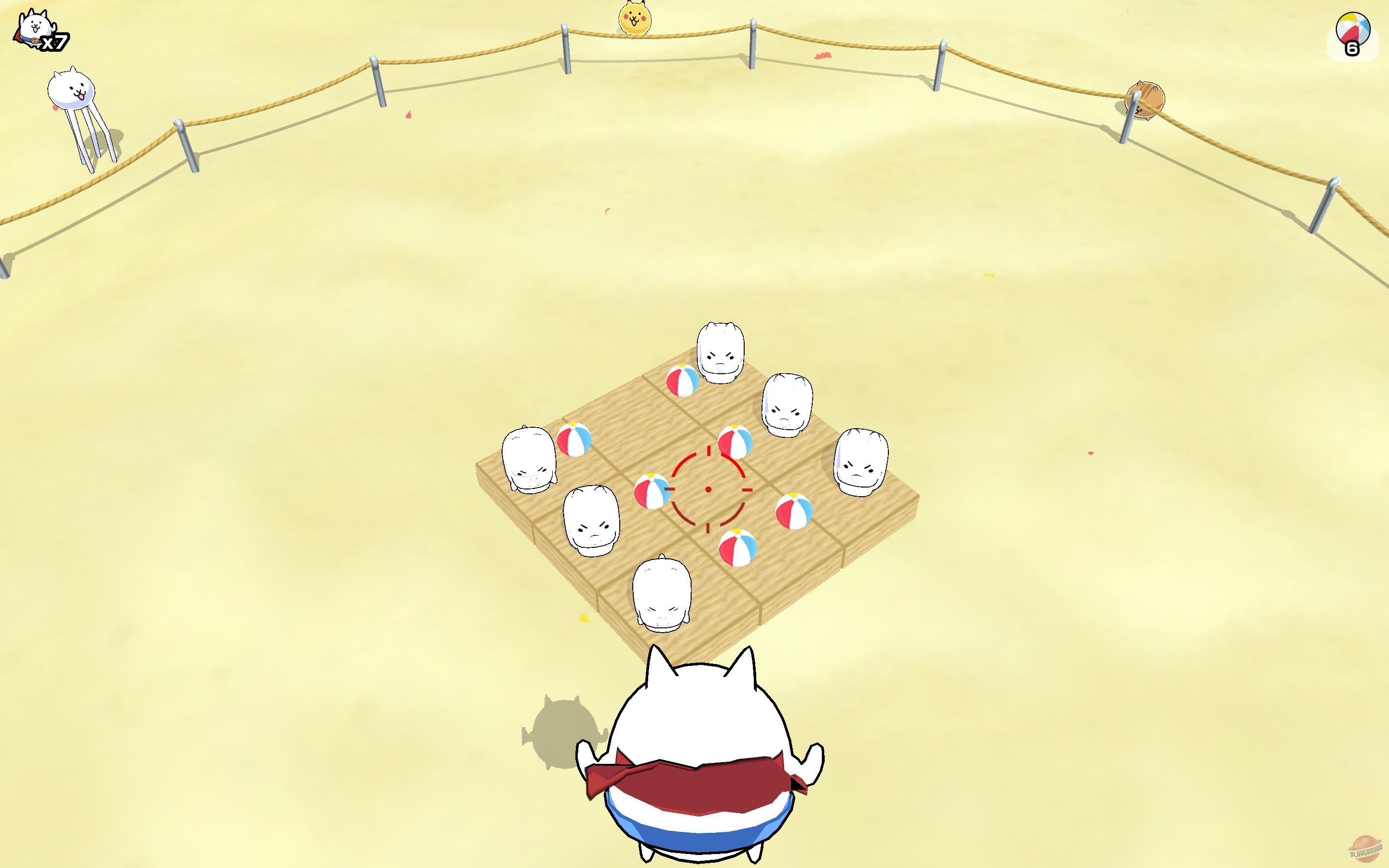 Скриншот из игры Let's Go Mightycat! - 2