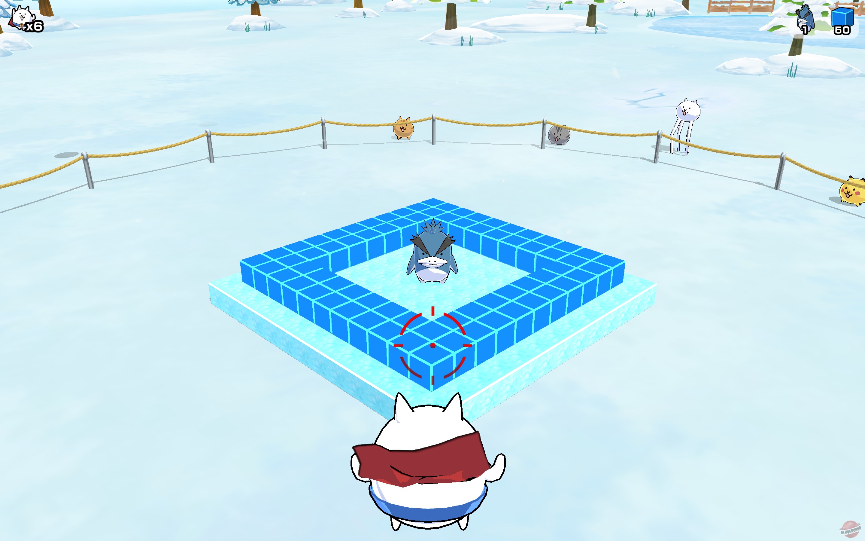 Скриншот из игры Let's Go Mightycat! - 1