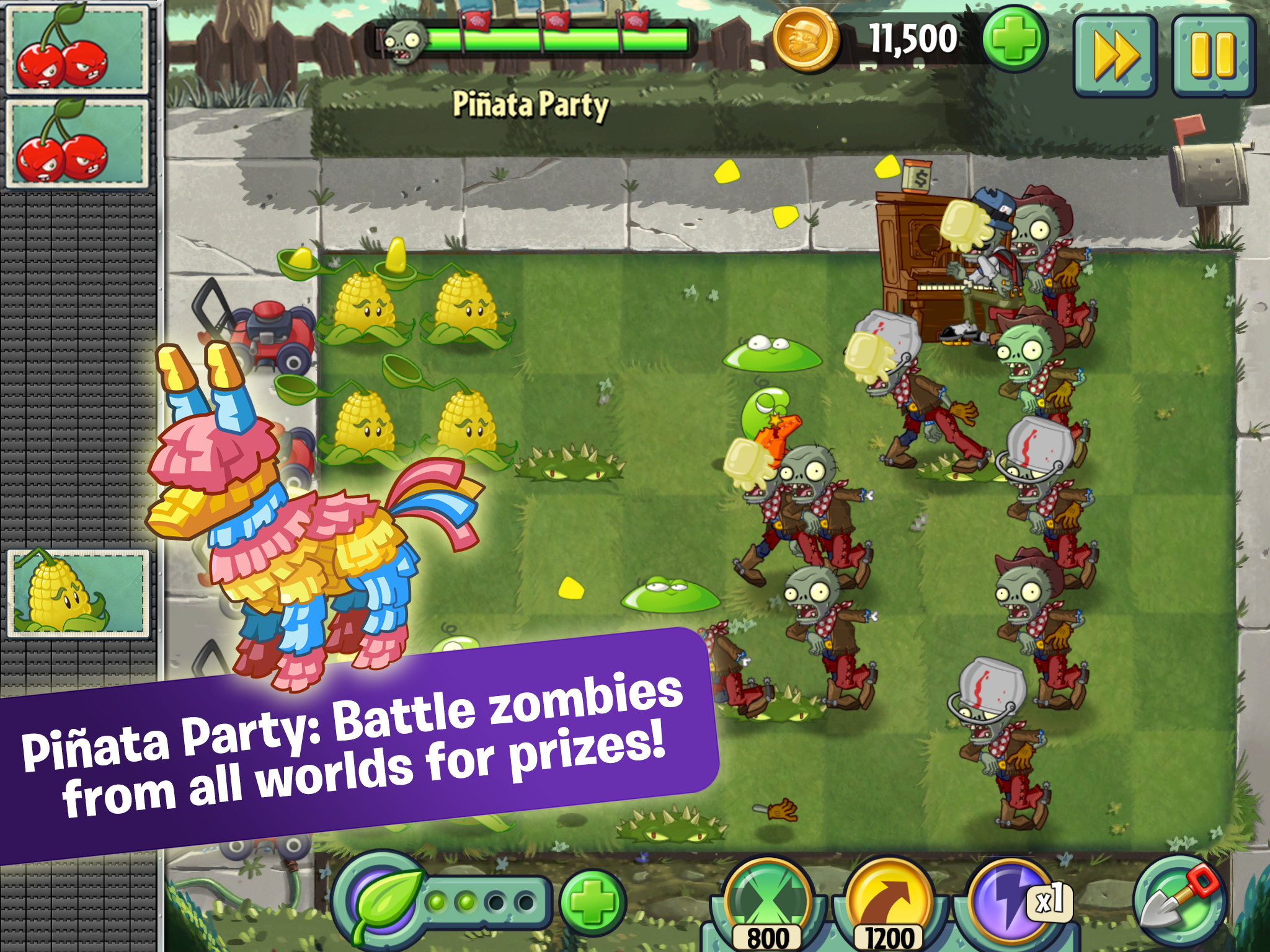 Скриншот из игры Plants vs. Zombies 2: It's About Time - 10