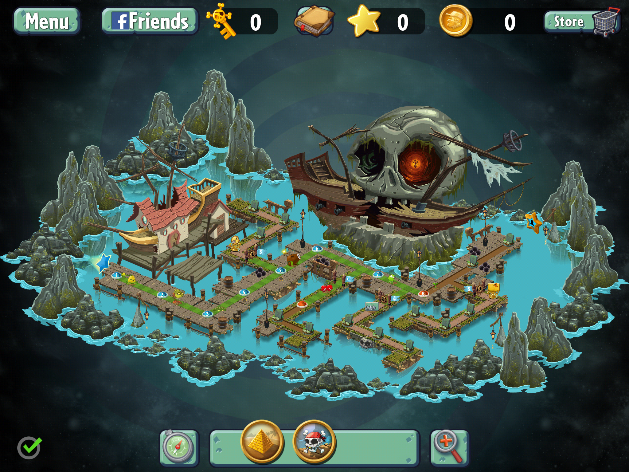 Скриншот из игры Plants vs. Zombies 2: It's About Time - 46