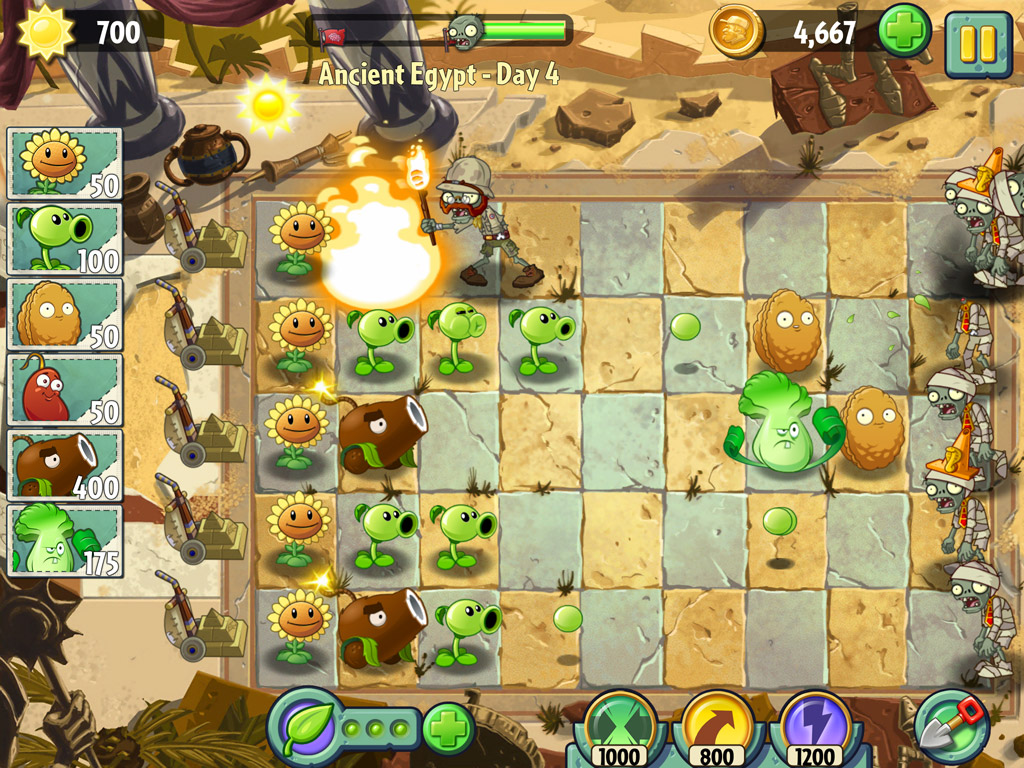 Скриншот из игры Plants vs. Zombies 2: It's About Time - 61
